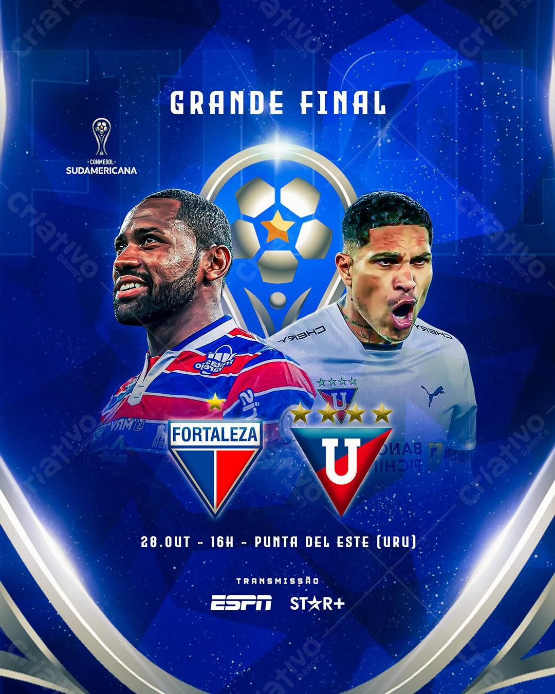 Poster Final Copa Sul-Americana PSD Editável