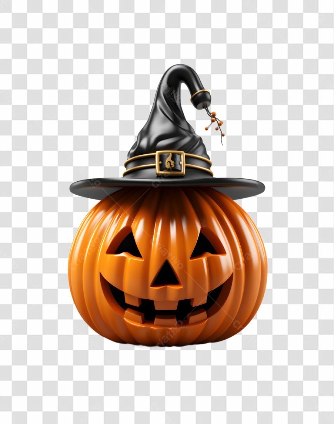 Icone Abóbora Halloween PNG com fundo transparente