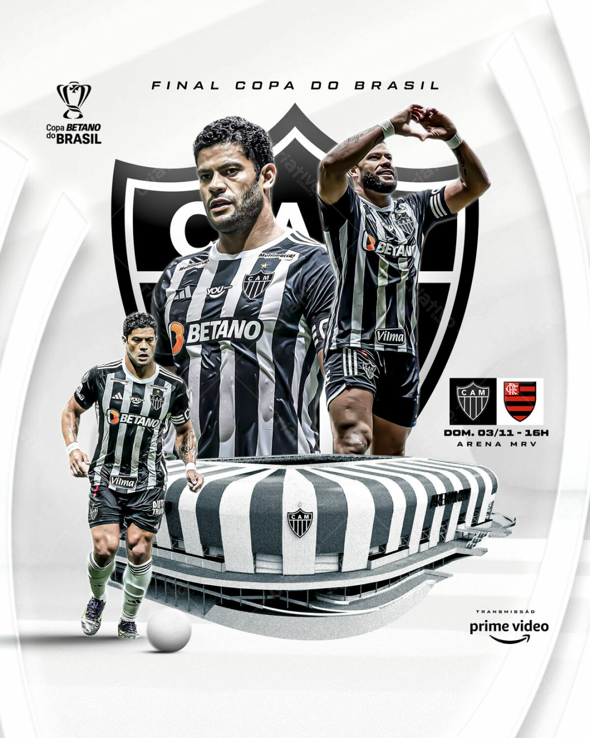 Flyer Final Copa do Brasil PSD Editável