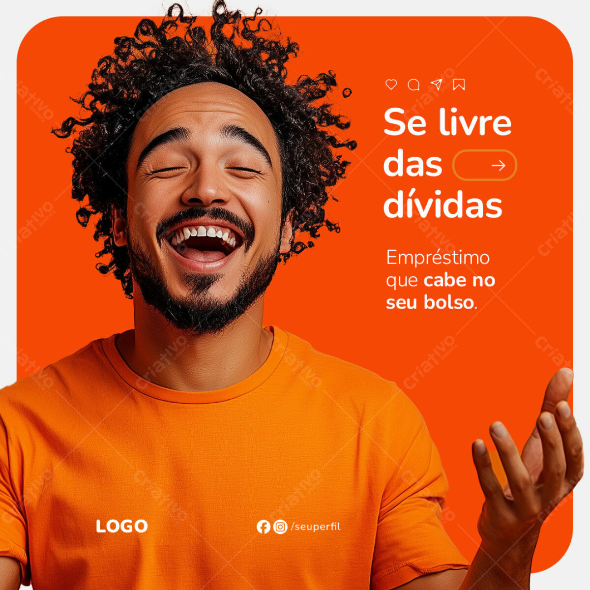 Postagem Instagram Empréstimo PSD Editável