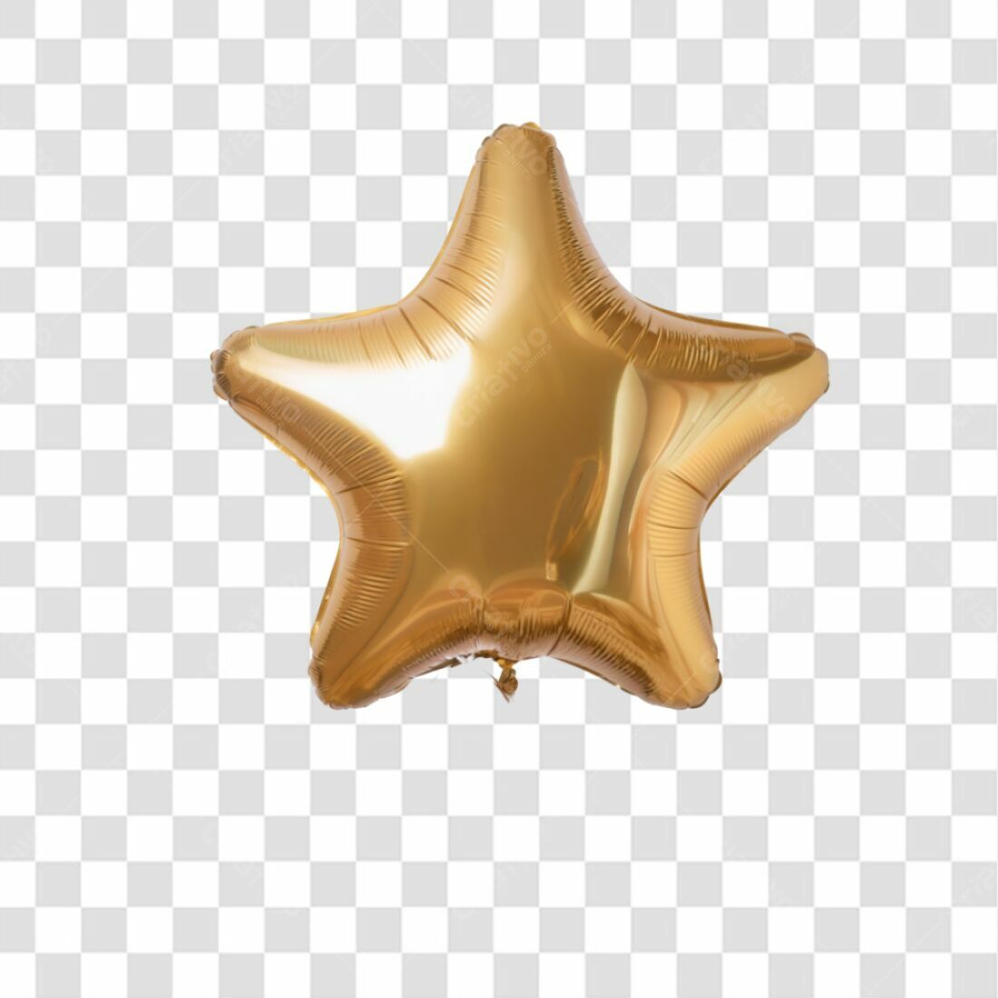 Icone Estrela Dourada PNG com fundo transparente