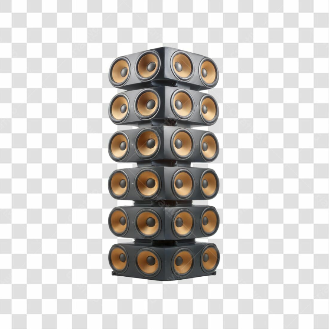 Icone Torre de Som Profissional PNG com fundo transparente