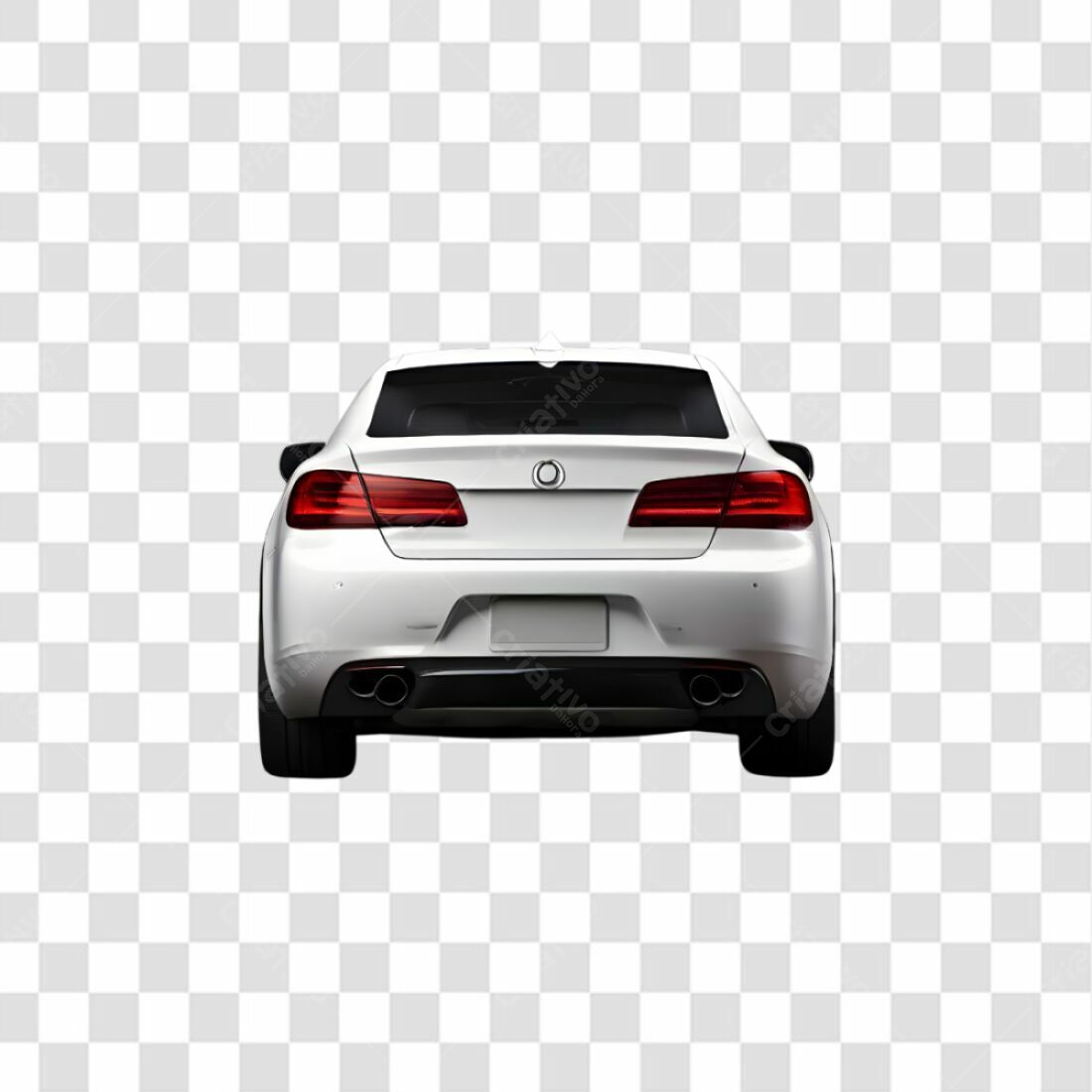 Icone Carro Branco PNG com fundo transparente