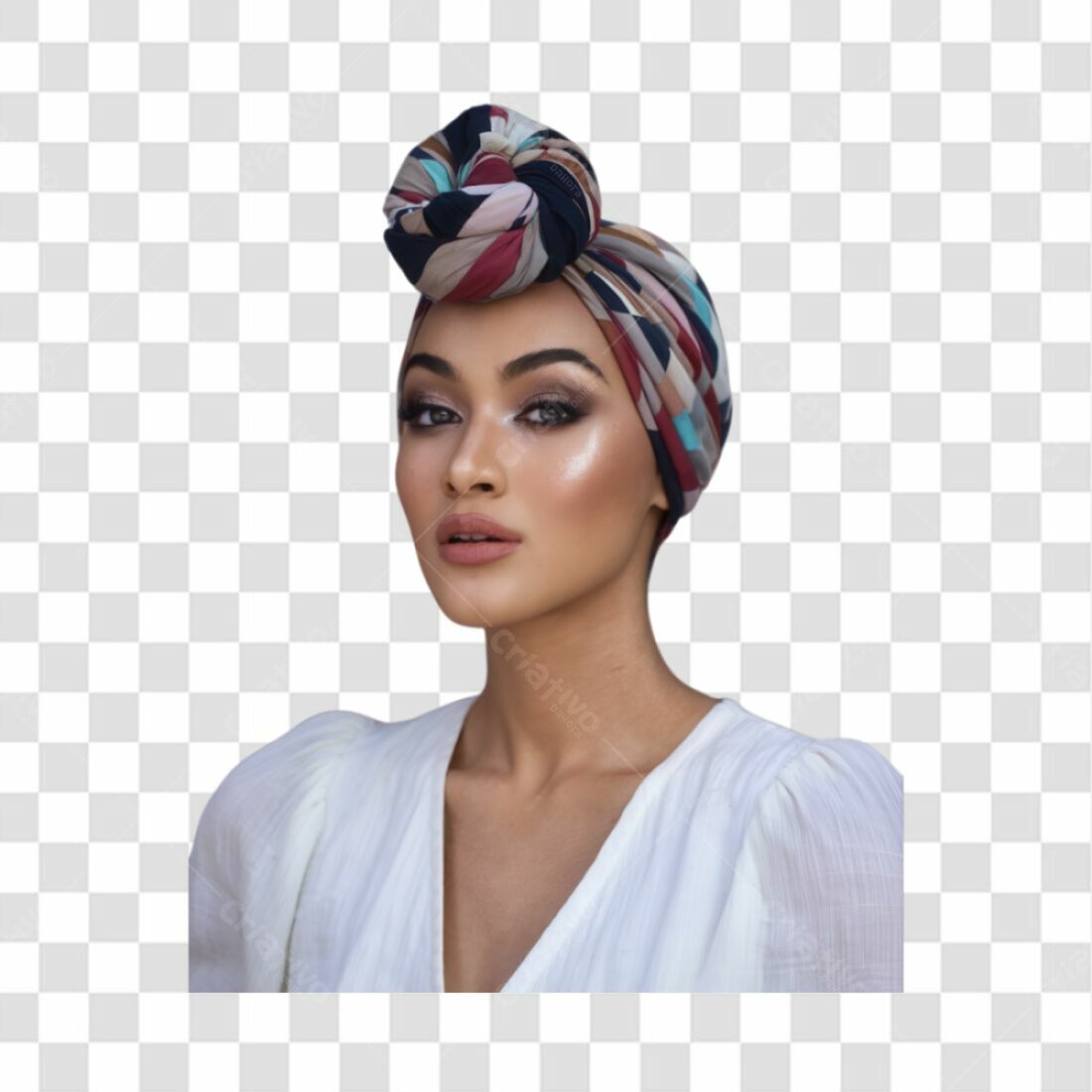 Icone Moda Turbante PNG com fundo transparente