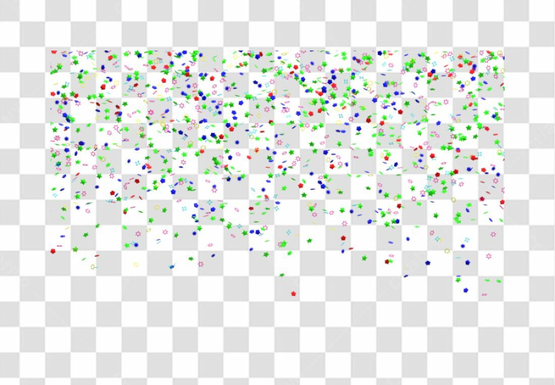 PNG Confetes Festa com fundo transparente
