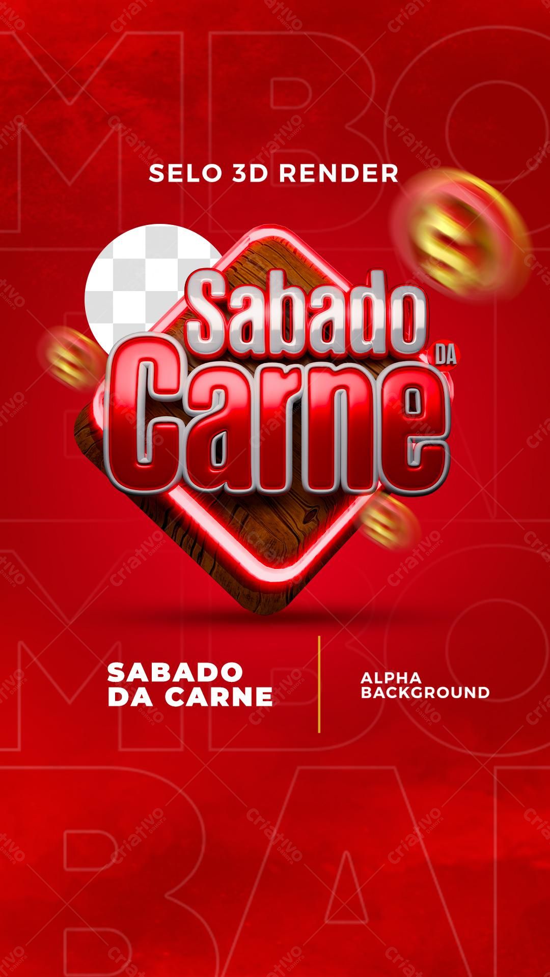 Flyer Sábado da Carne PSD Editável