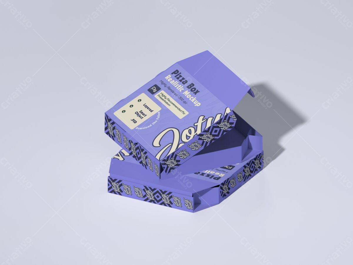 Caixa de Pizza PSD Editável