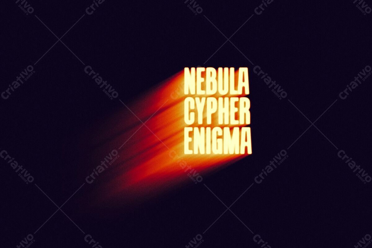 Arte Abstrata com Efeito de Luz PSD Editável