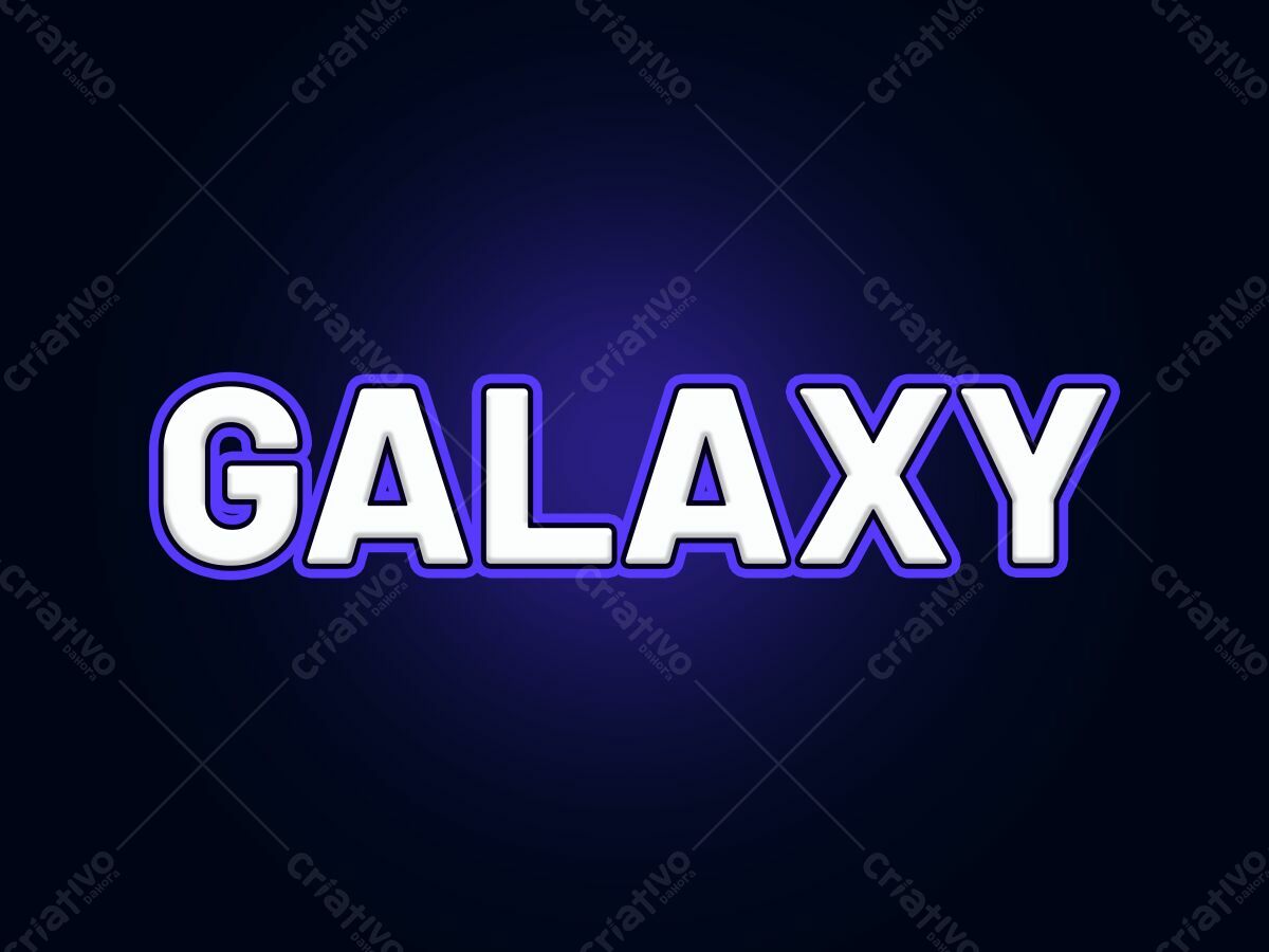 Arte Galaxy PSD Editável