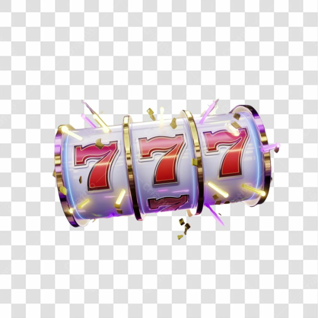 Icone Caça-níqueis 777 PNG com fundo transparente