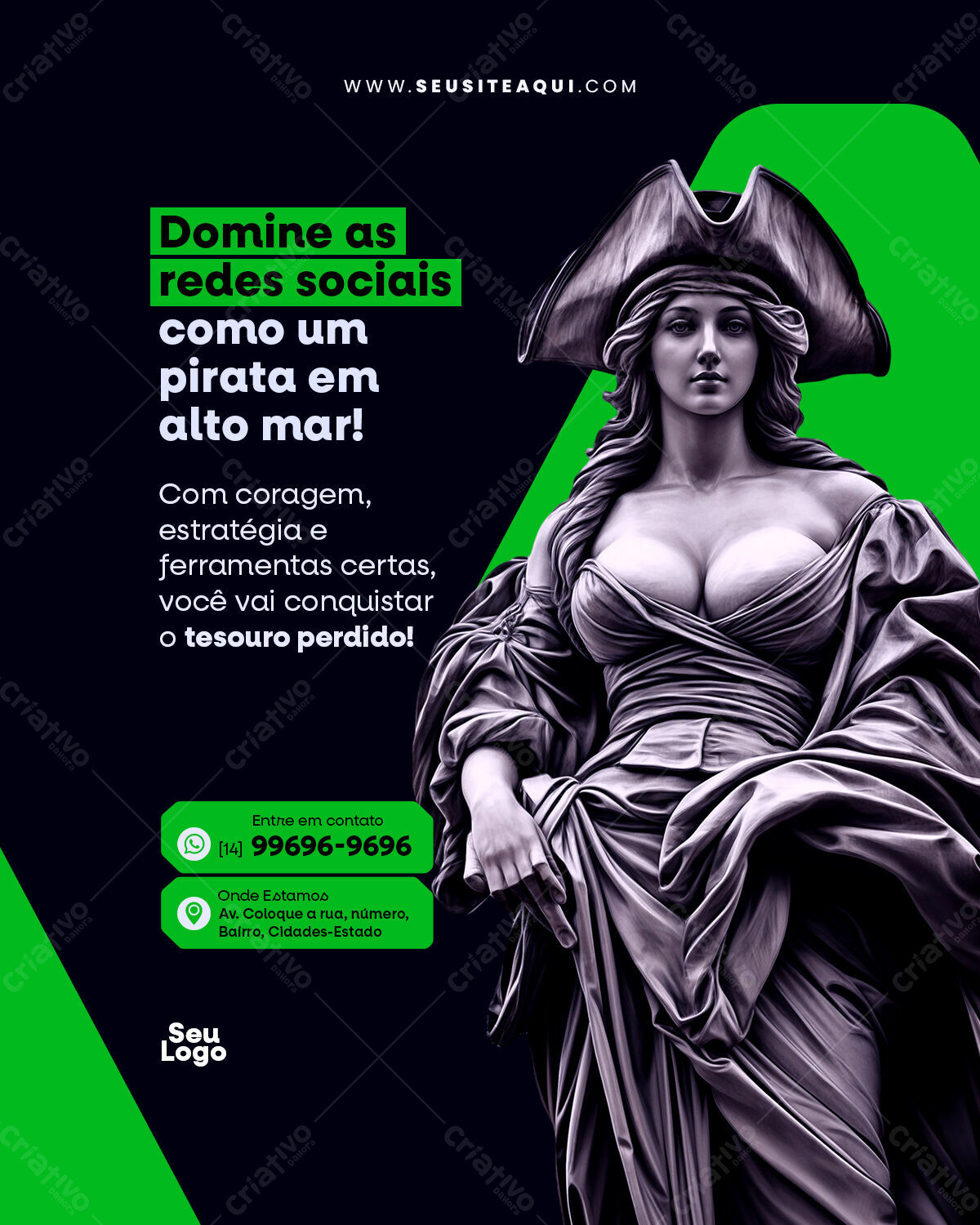 Flyer para Redes Sociais PSD Editável