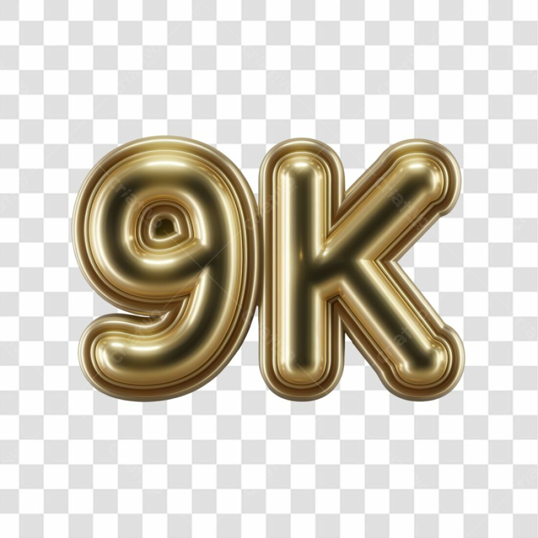 Icone 9k Seguidores PNG com fundo transparente
