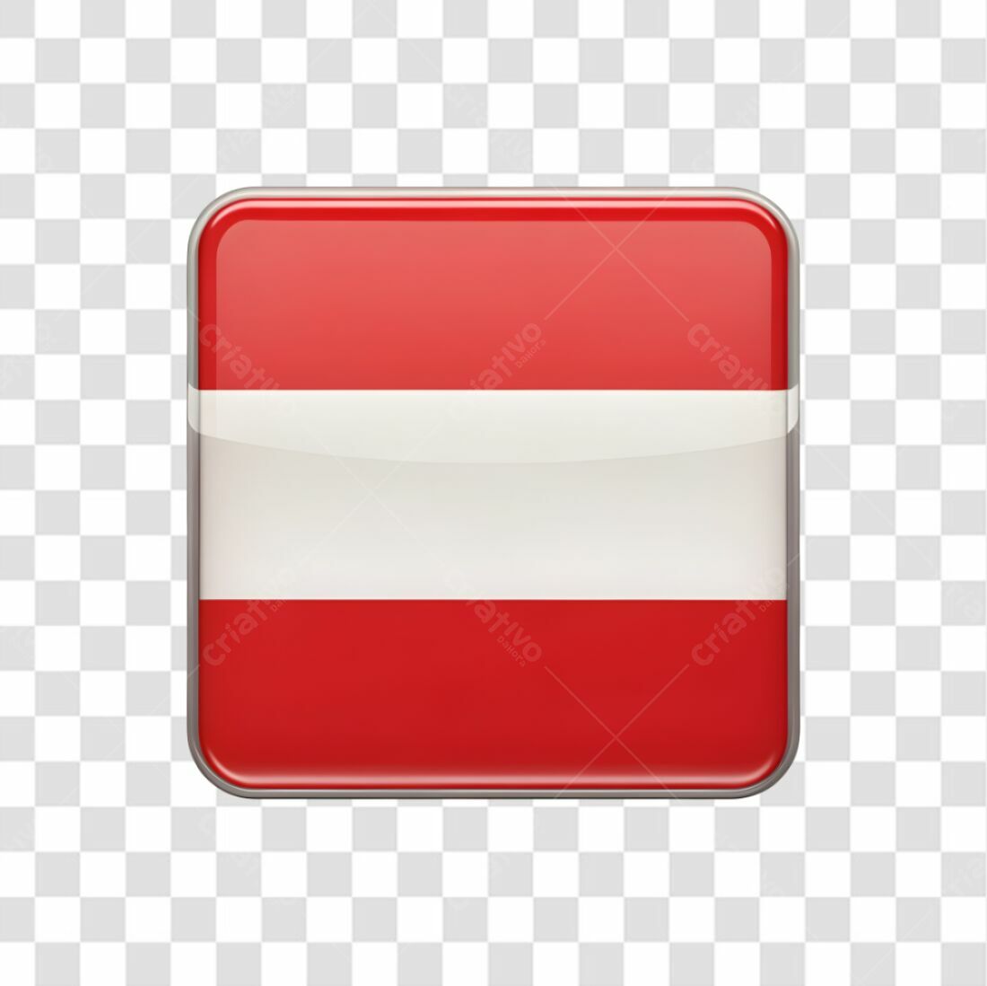 Icone Bandeira Áustria PNG com fundo transparente