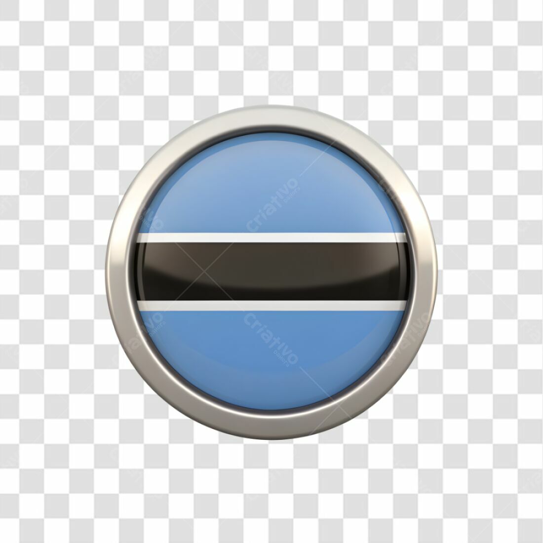 Icone Botsuana PNG com fundo transparente