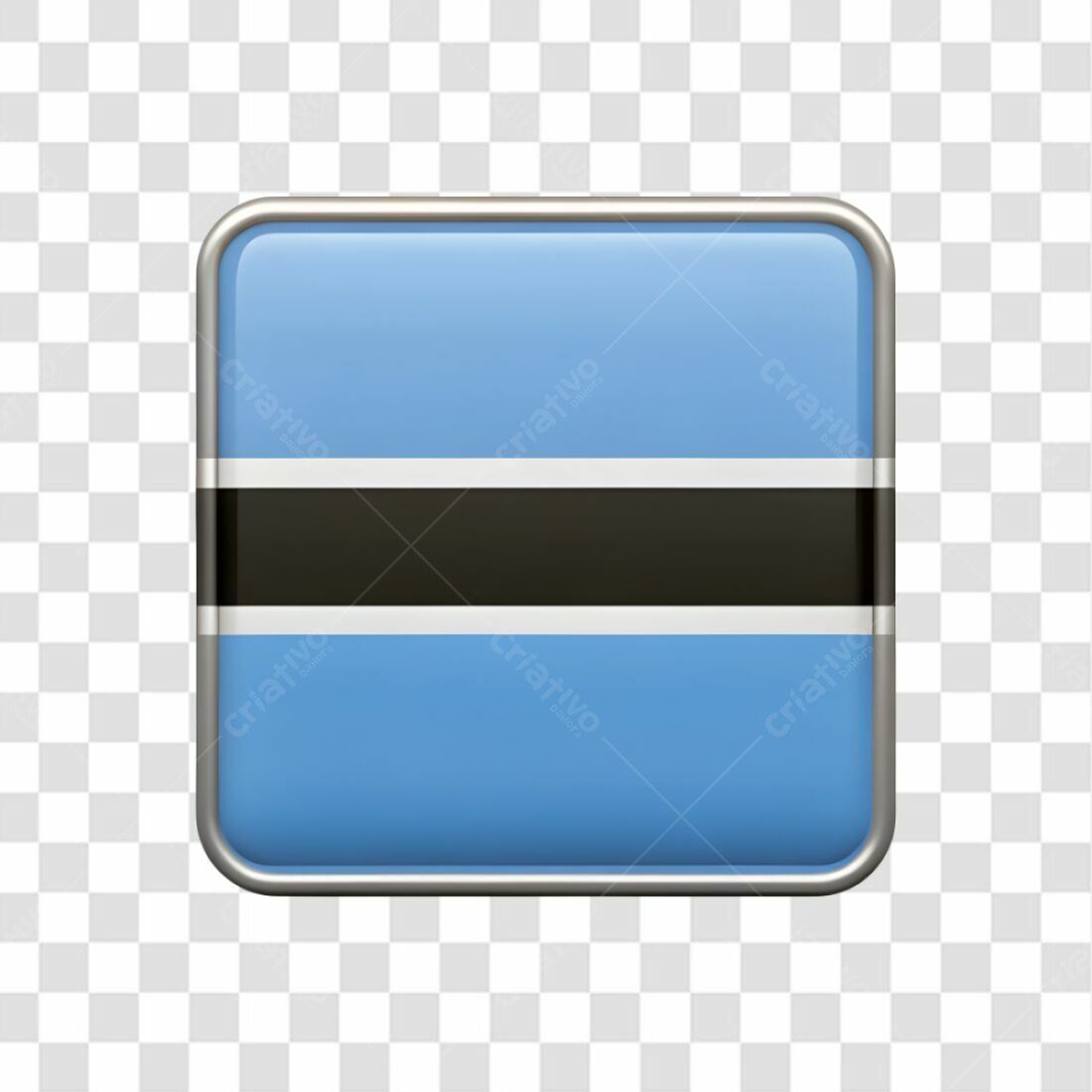 Icone Botsuana PNG com fundo transparente