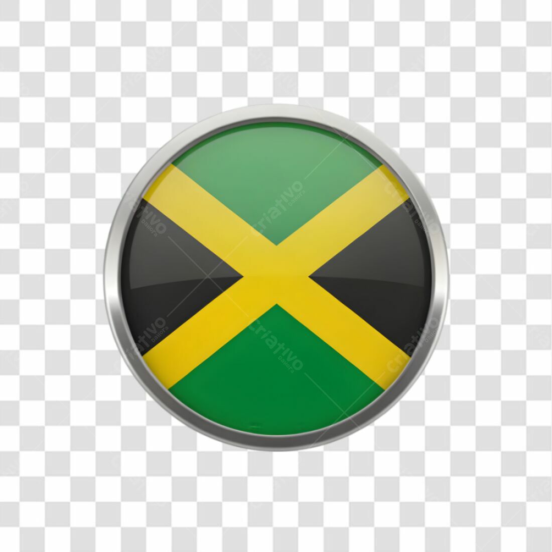 Ícone Bandeira Jamaica PNG com fundo transparente