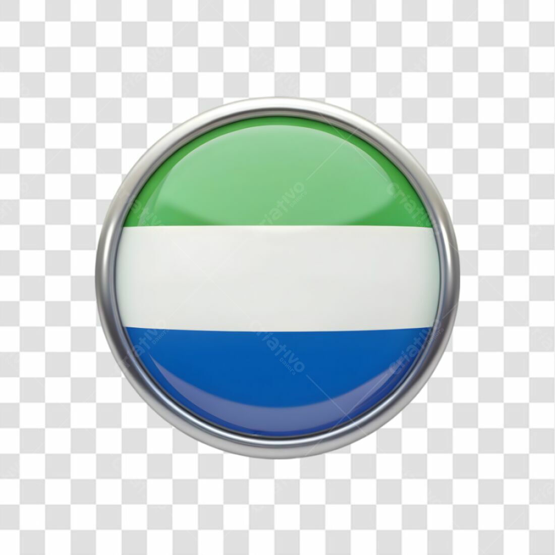 Icone Bandeira Serra Leoa PNG com fundo transparente