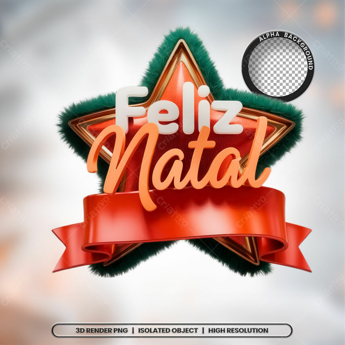 Arte Natalina em PSD Editável para Cartão