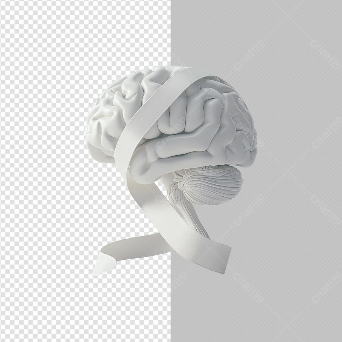 Imagem PSD para Campanha de Conscientização Cerebral Editável