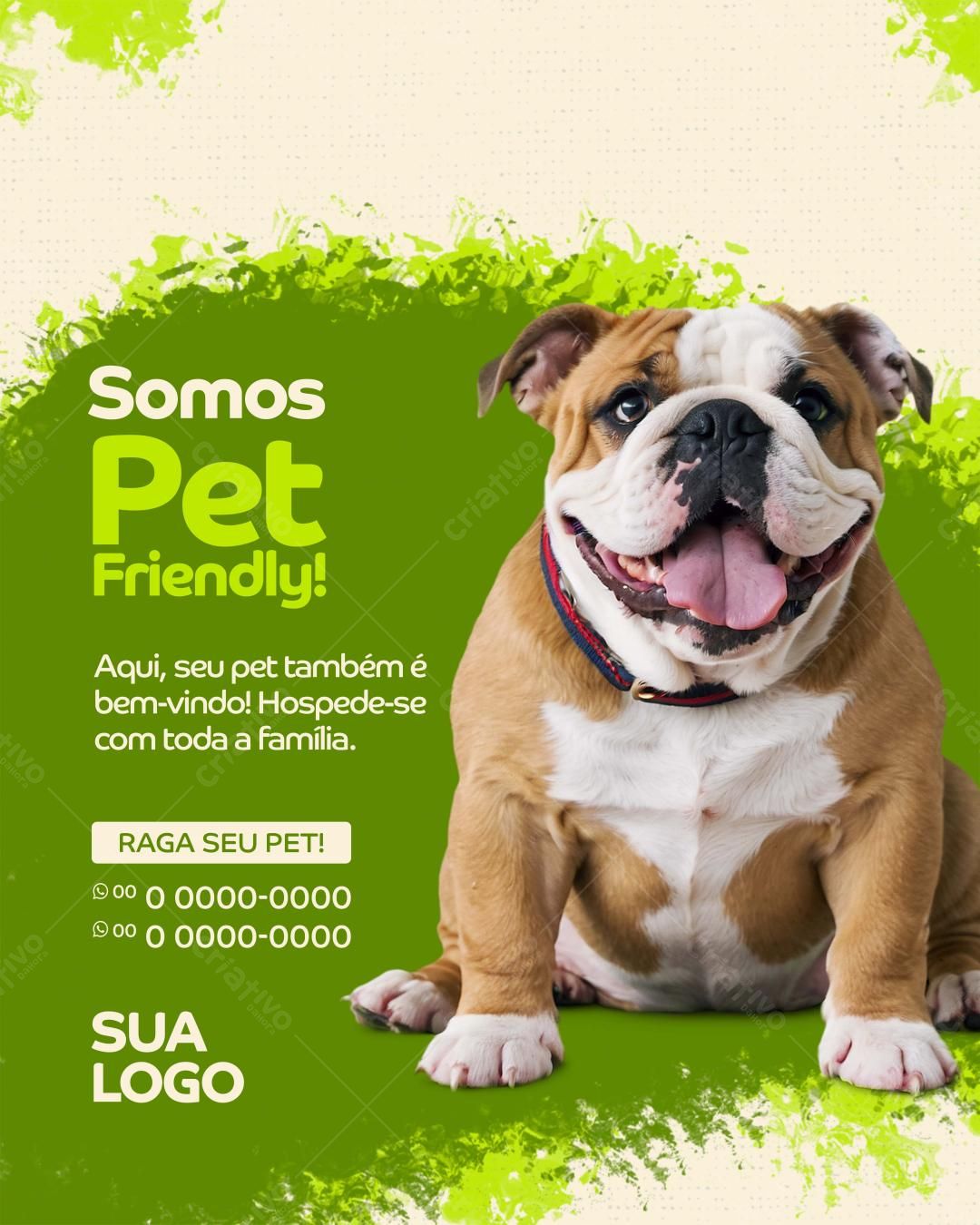Post para Pet Friendly PSD Editável