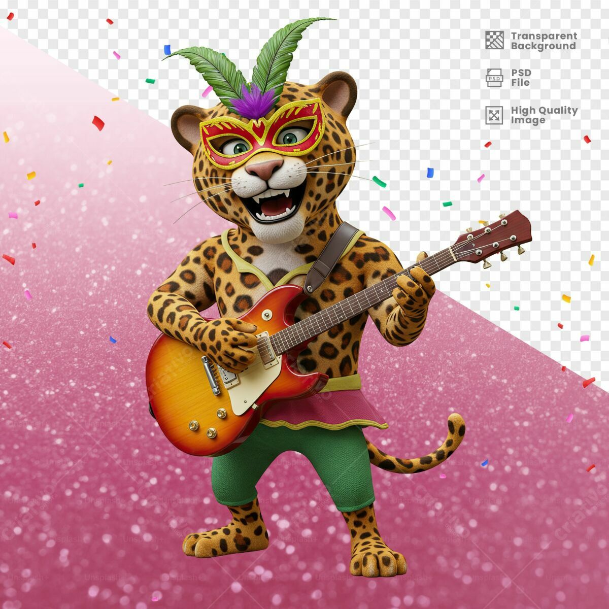PSD Jaguares Carnavalesco para Festa PSD Editável
