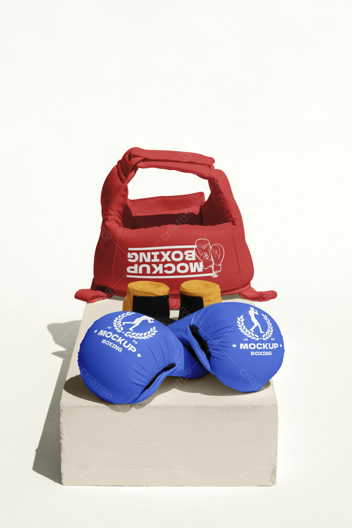 Editable PSD Boxing Equipment Mockup