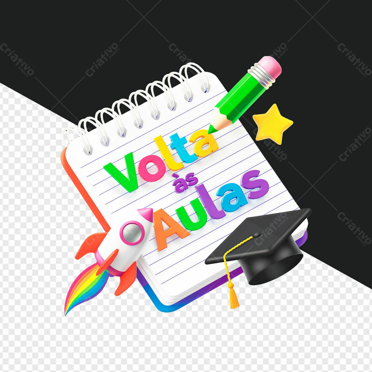 PSD para Volta às Aulas PSD Editável