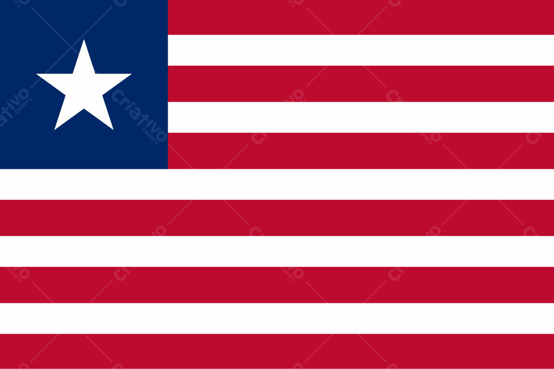 Bandeira Americana Simples Estrela Branca