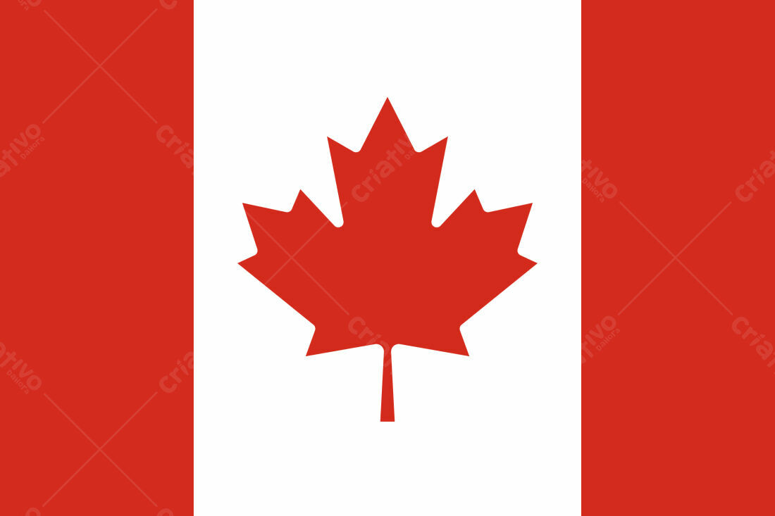 Bandeira do Canadá Folha de Maple