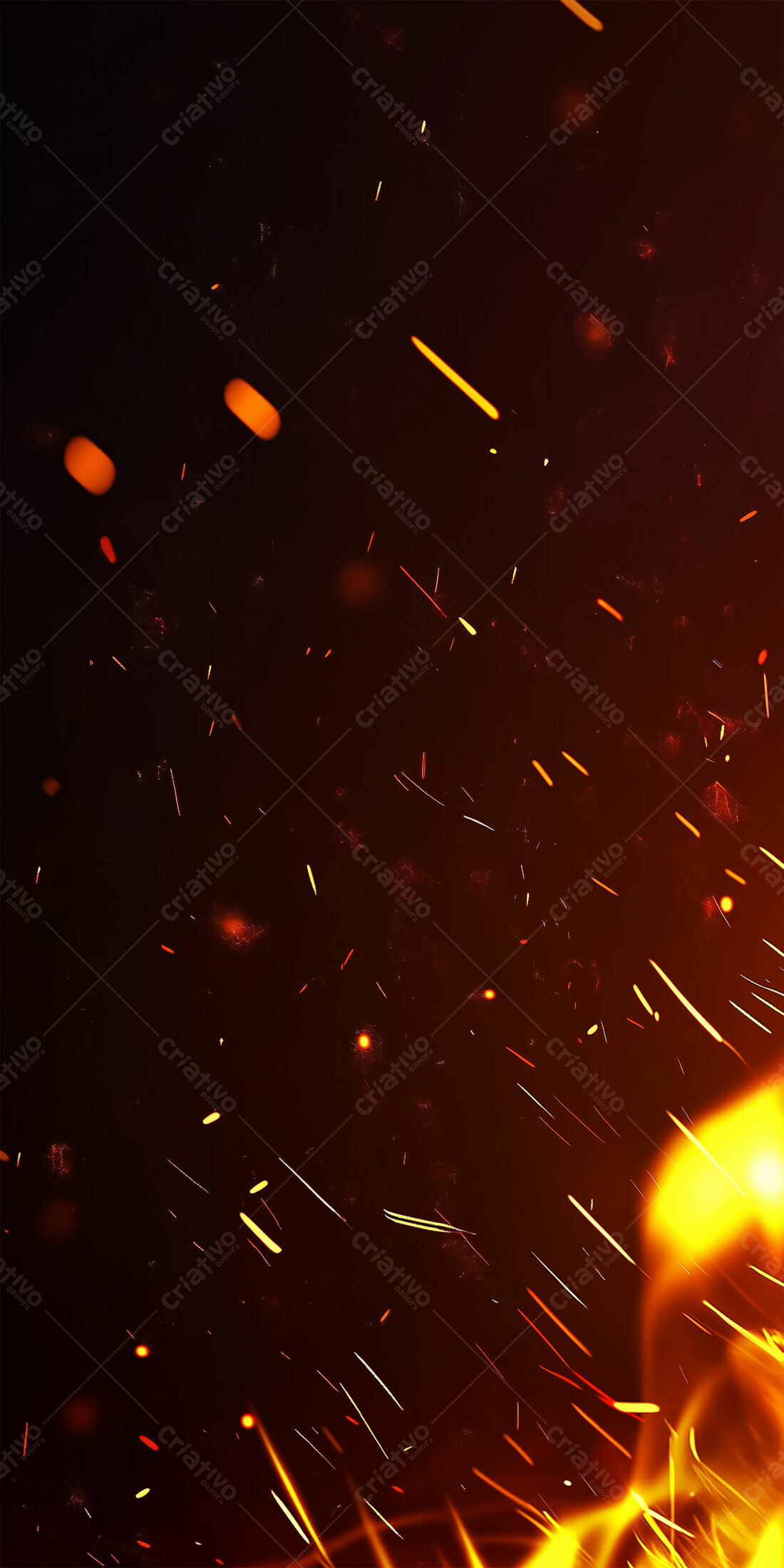 Textura Fogo Faíscas para Fundo