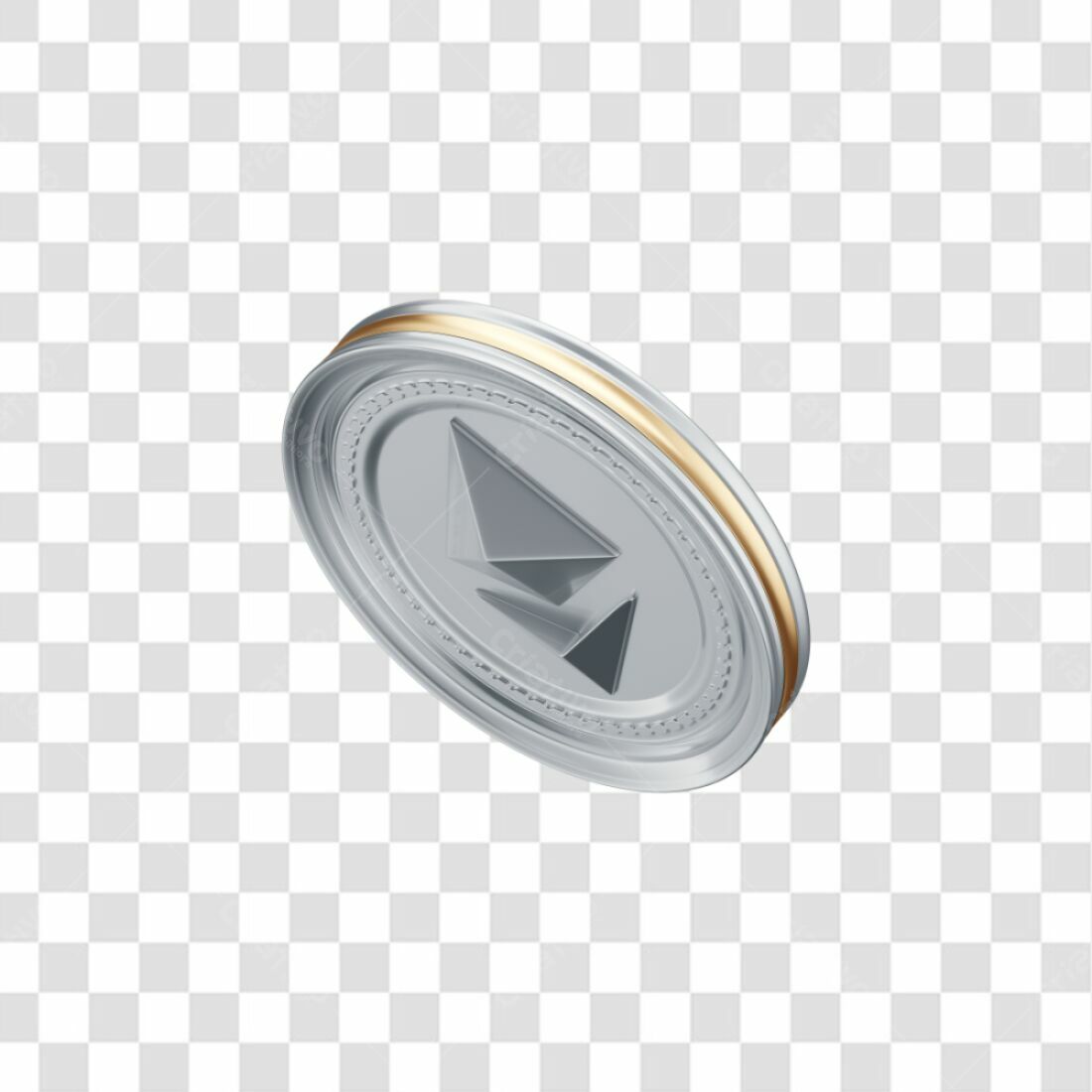 Icone Ethereum PNG com fundo transparente