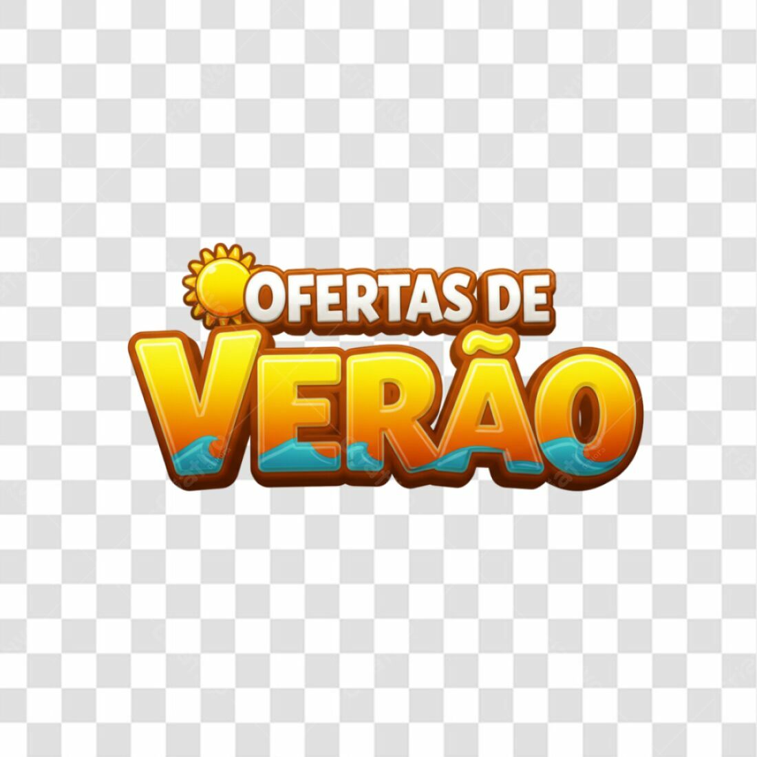 Banner Verão Ofertas PNG com fundo transparente