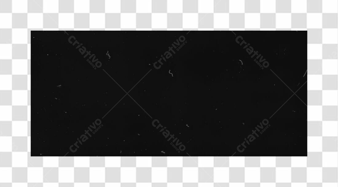Banner Preto com textura de filme PNG com fundo transparente