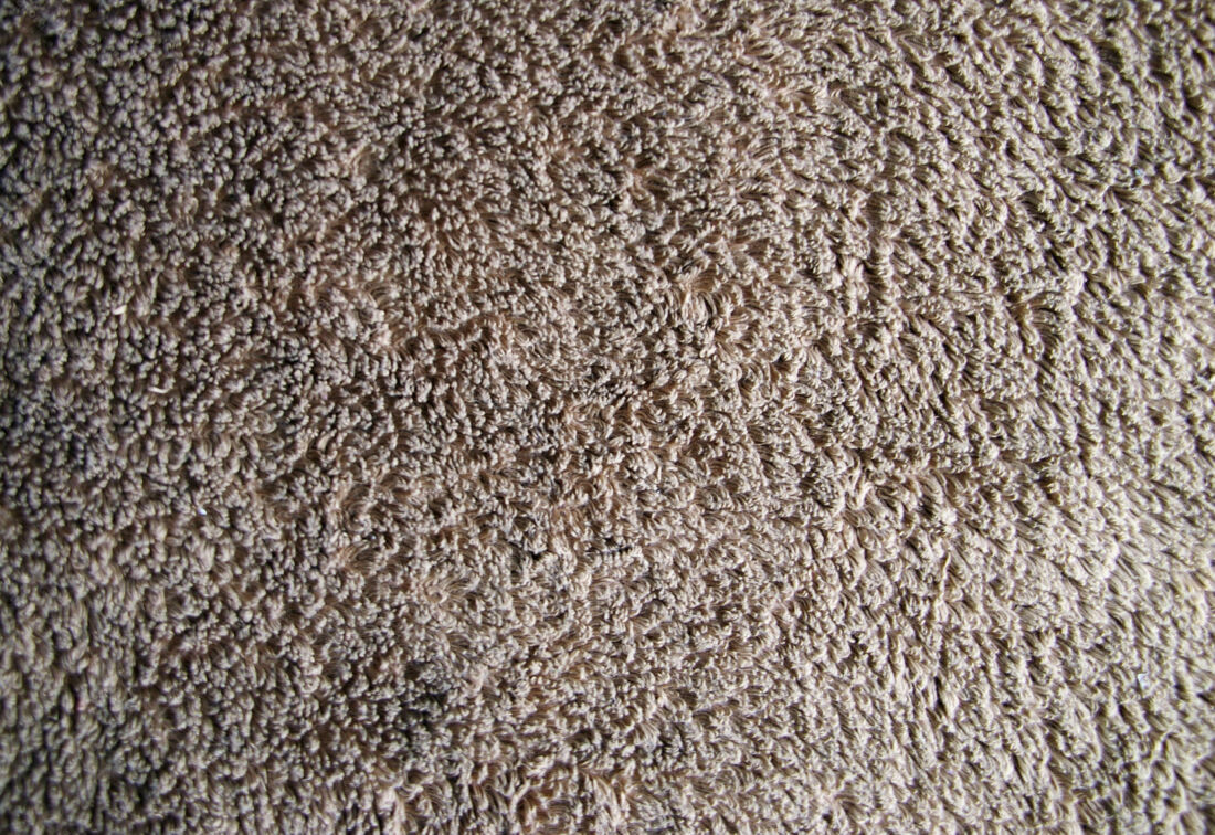 Textura de tecido marrom claro felpudo