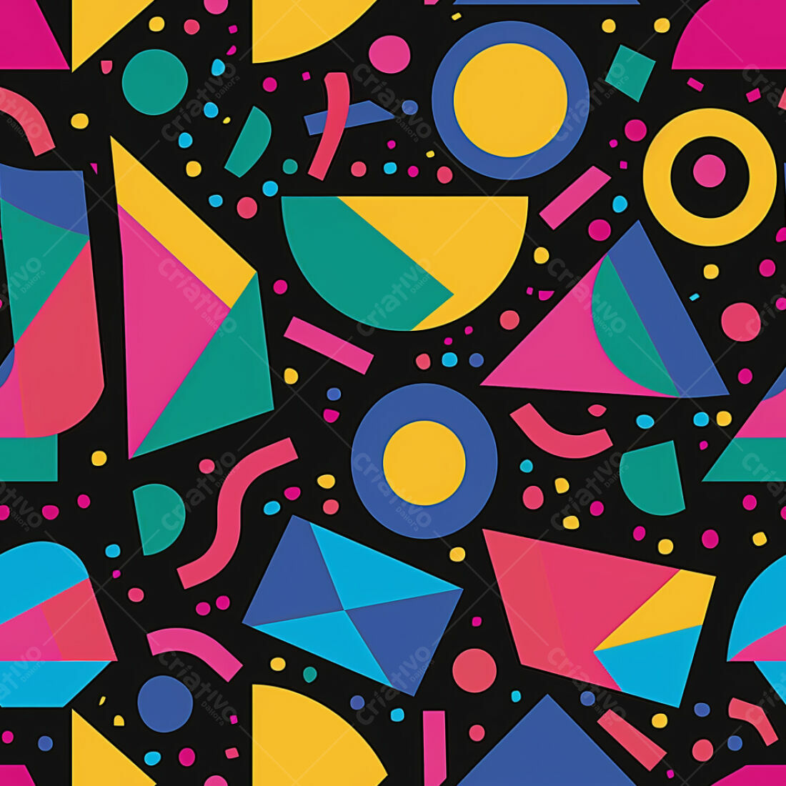 Textura Geométrica Colorida para Fundo