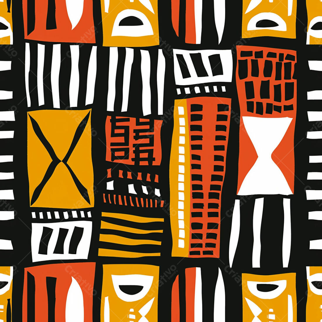 Textura Abstrata Africana para Fundo
