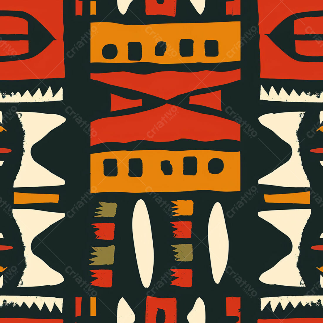 Textura Abstrata Tribal para Fundo