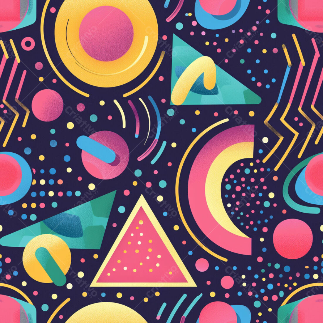 Textura Geométrica Retrô para Fundo