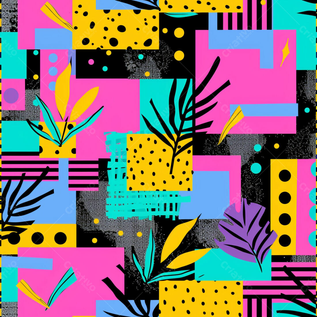 Textura Abstrata Tropical para Fundo