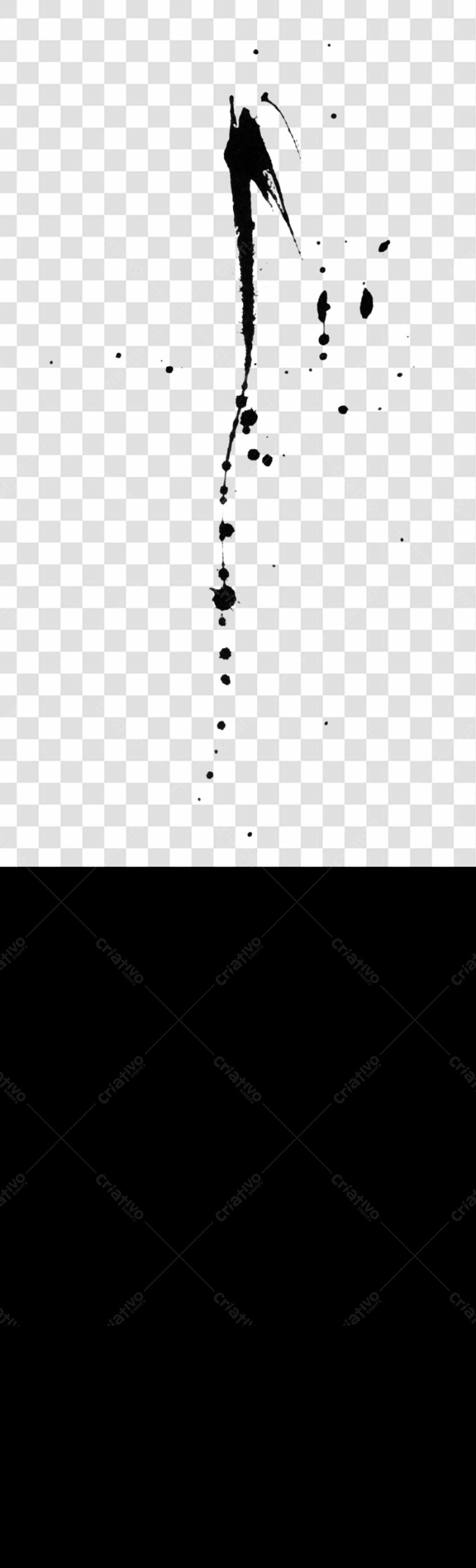 PNG Ink Drop Icon with Transparent Background