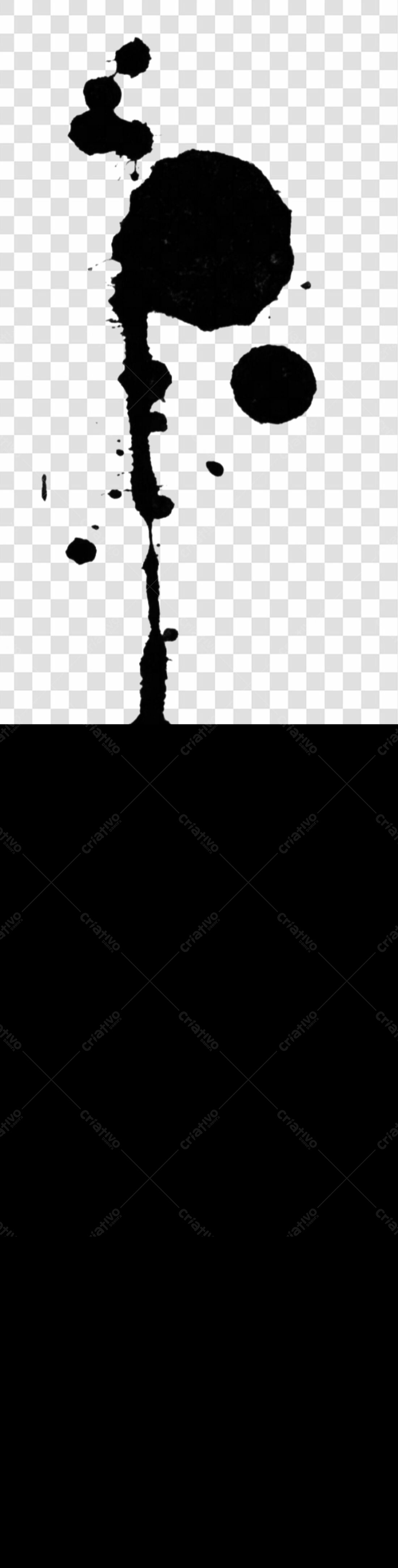 Icone respingos de tinta PNG com fundo transparente