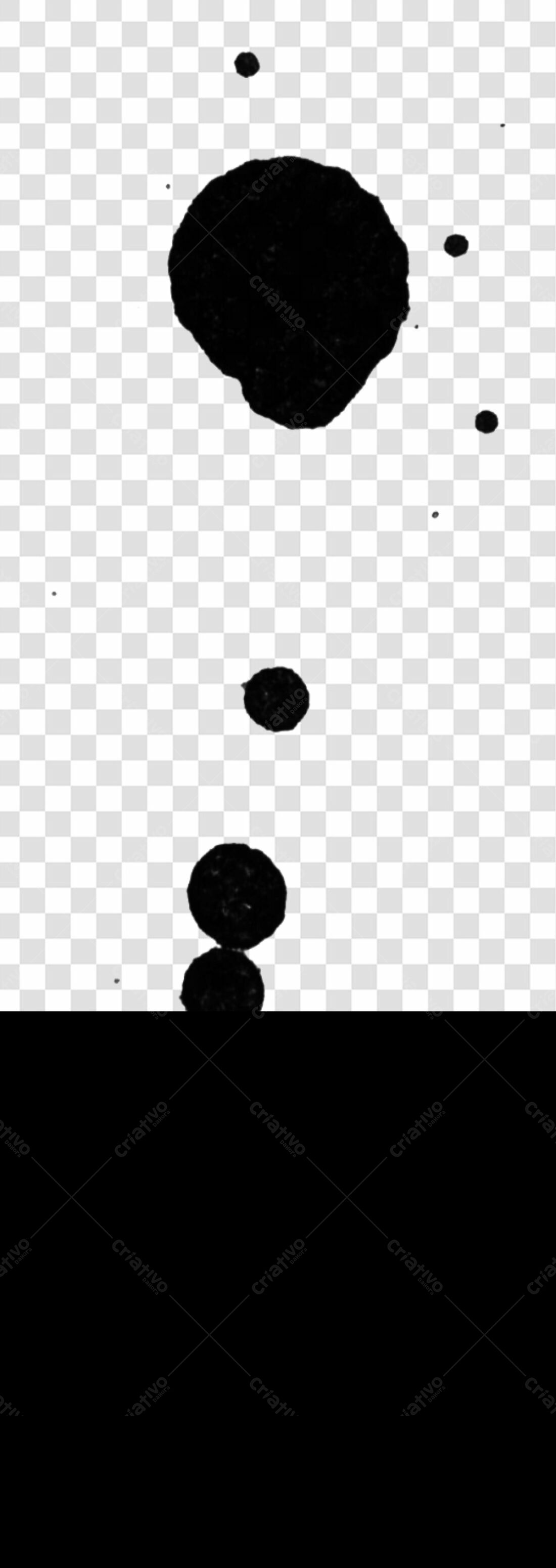PNG Ink Splatter Icon with Transparent Background
