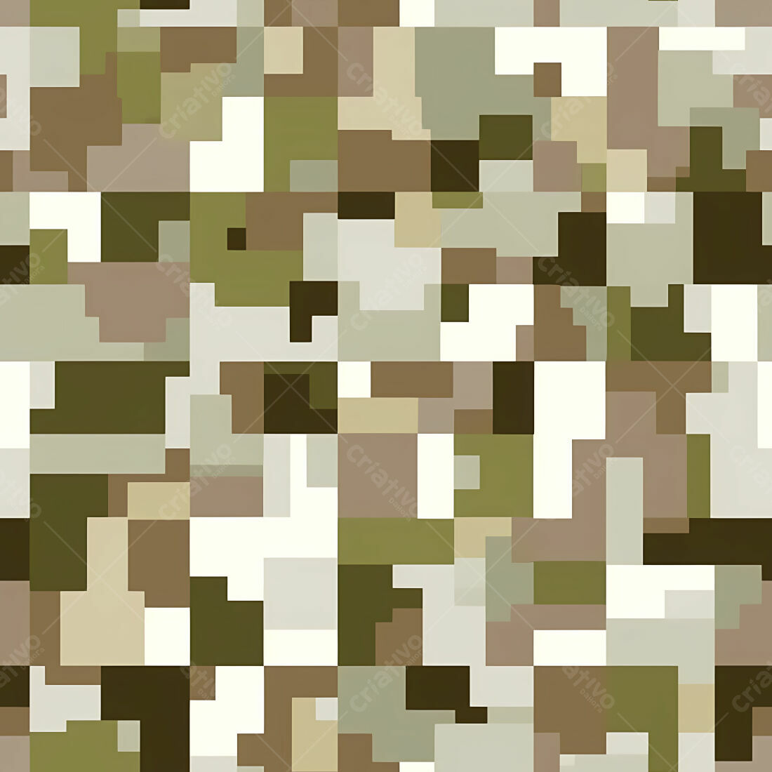 Textura Pixel Art Militar para Fundo
