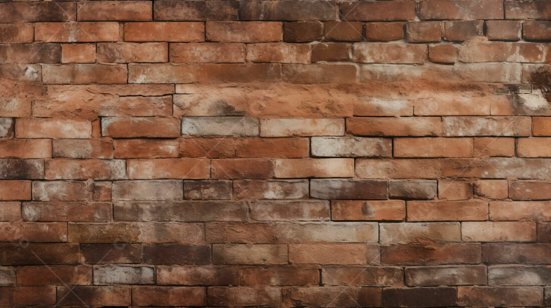 Textura tijolo rústico marrom para fundo