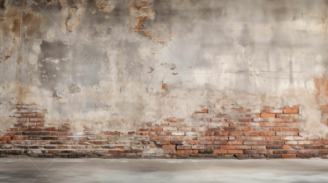 Textura Parede Descascada para Fundo Rústico