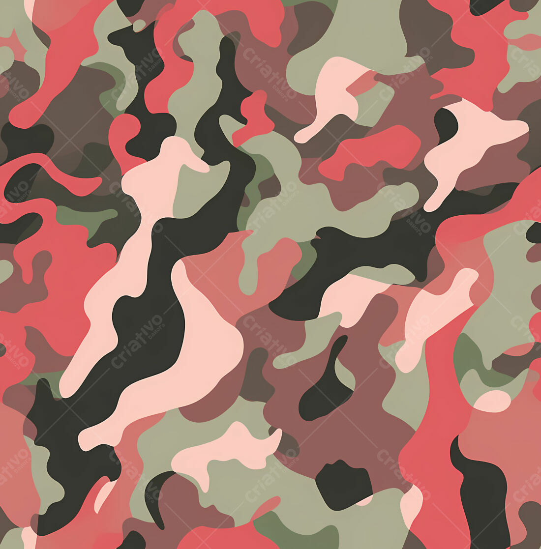 Textura camuflagem rosa e verde para fundo