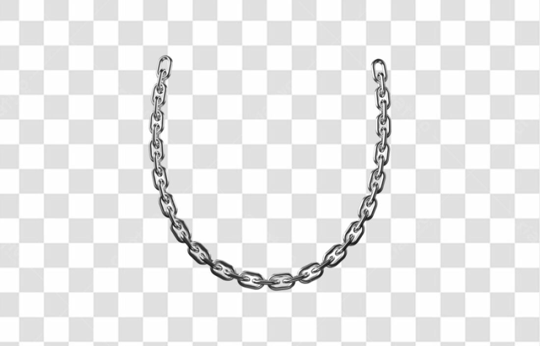 PNG Icon Metal Chain with Transparent Background