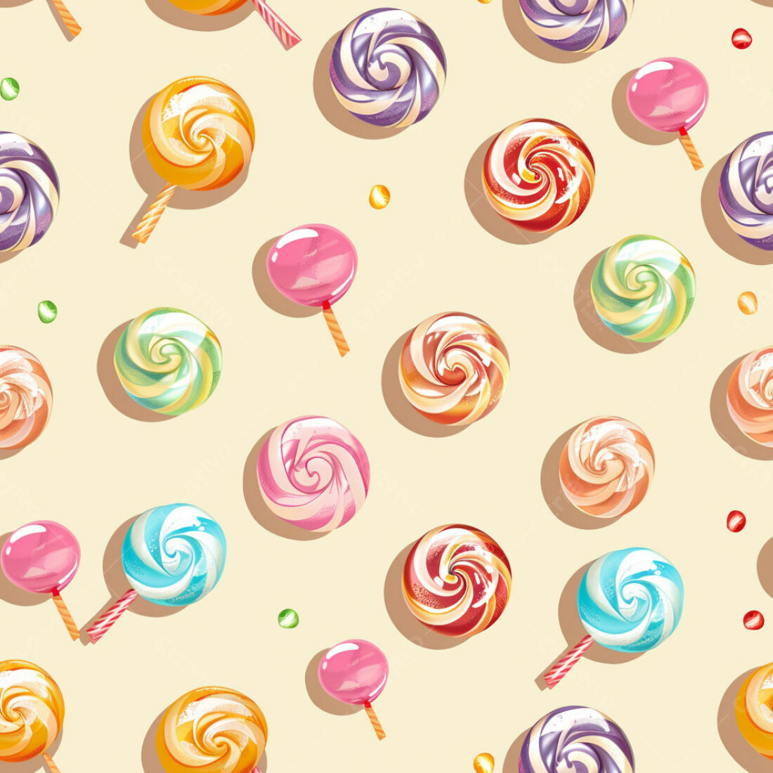 Textura pirulito colorido para fundo doce