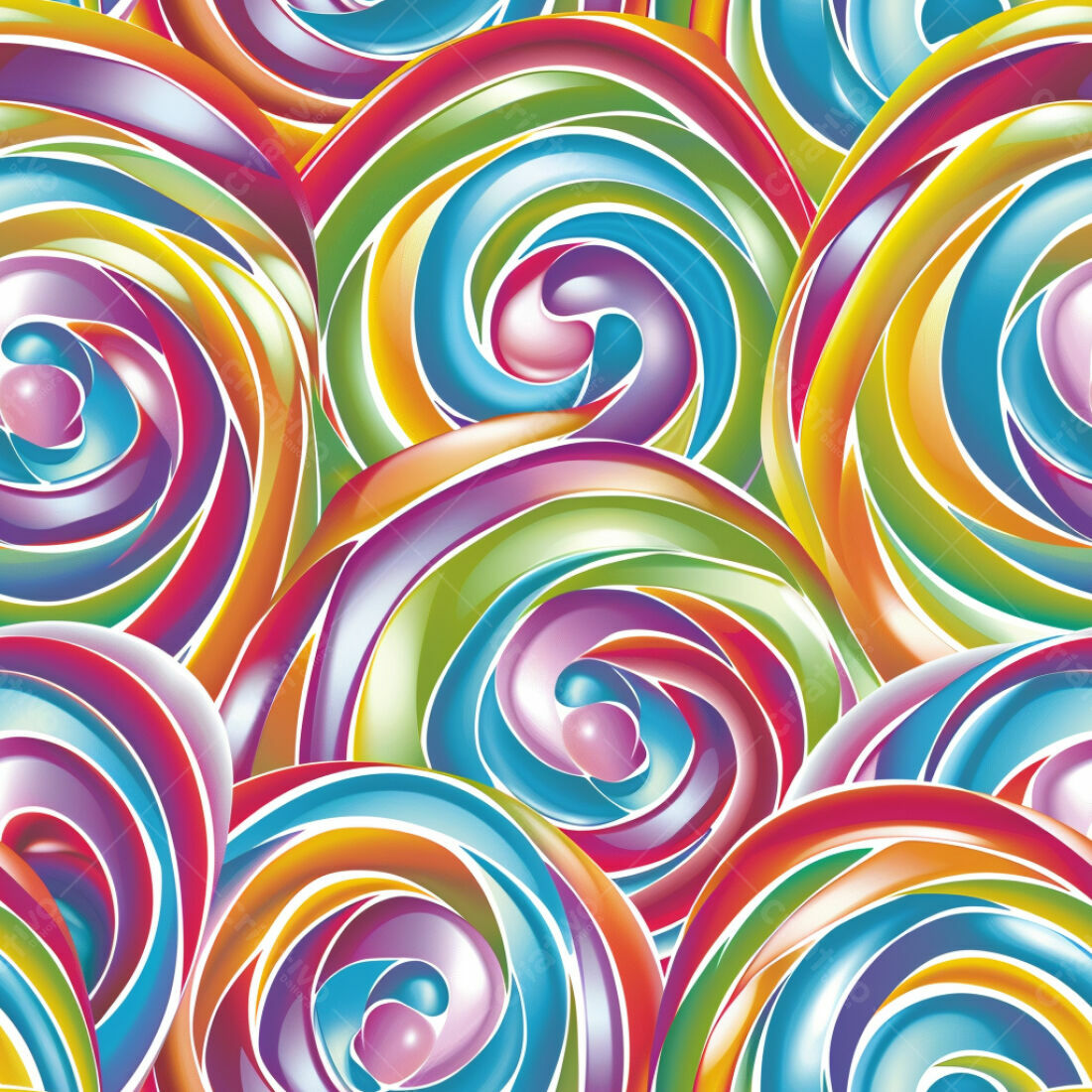 Textura espiral arco-íris para fundo vibrante