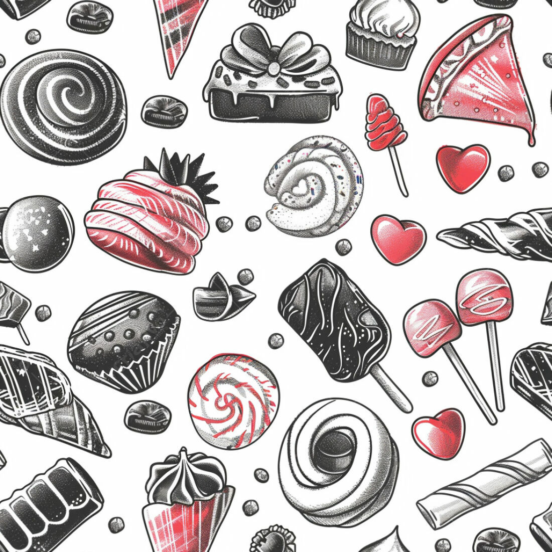 Textura Doces e Balas para Fundo